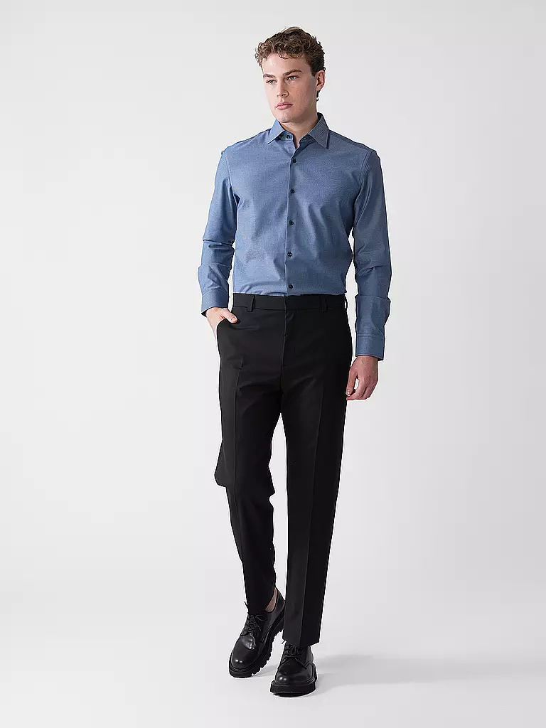 BOSS | Business Hemd Slim Fit HANK  | blau