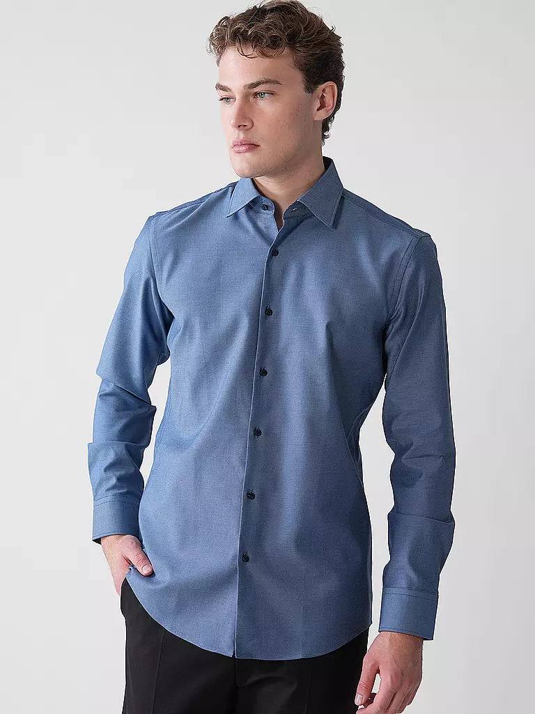 BOSS | Business Hemd Slim Fit HANK | blau