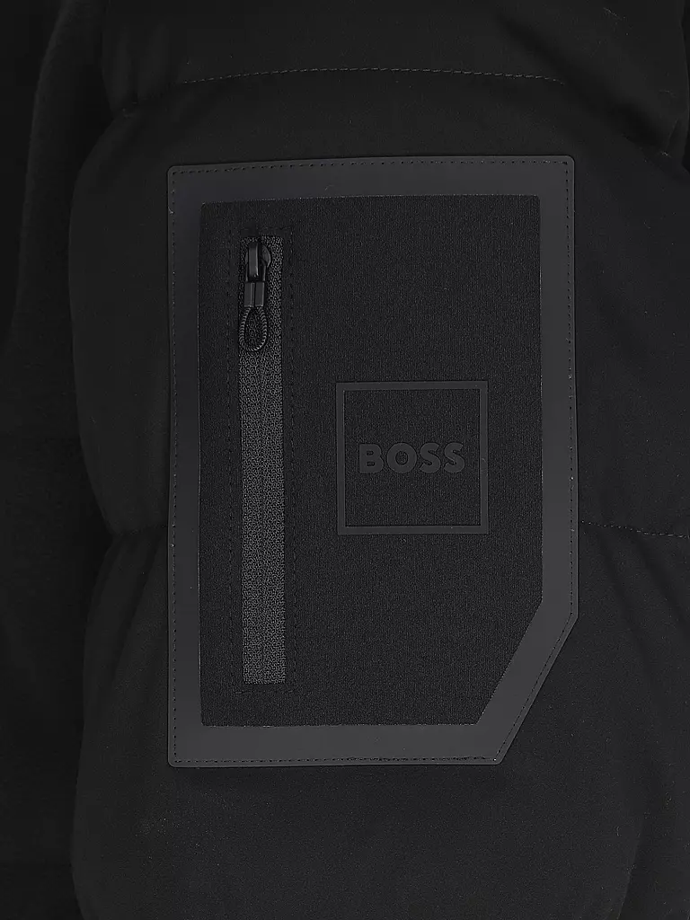 BOSS | Daunensteppjacke | schwarz