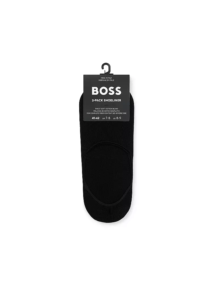 BOSS | Füßlinge 2-er Pkg black | schwarz