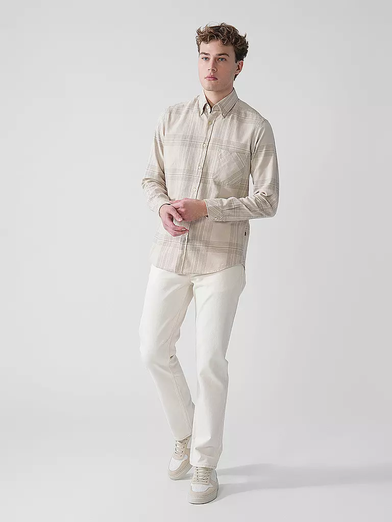 BOSS | Flanellhemd RICKERT_M  | beige