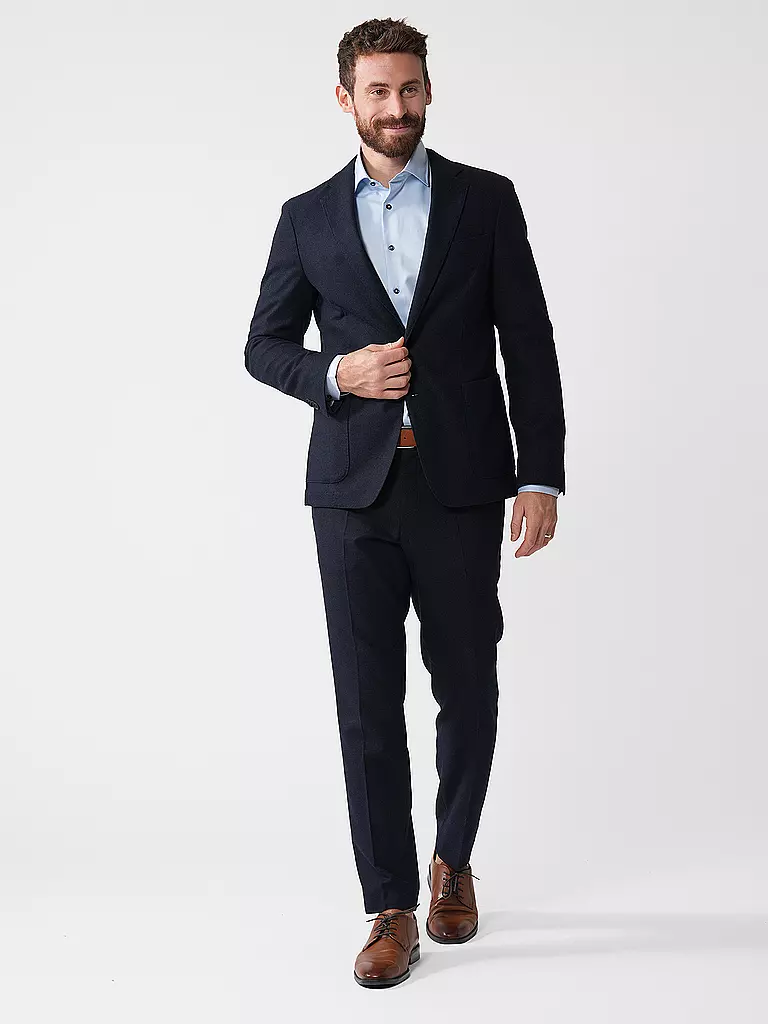 BOSS | Flanellsakko  | dunkelblau