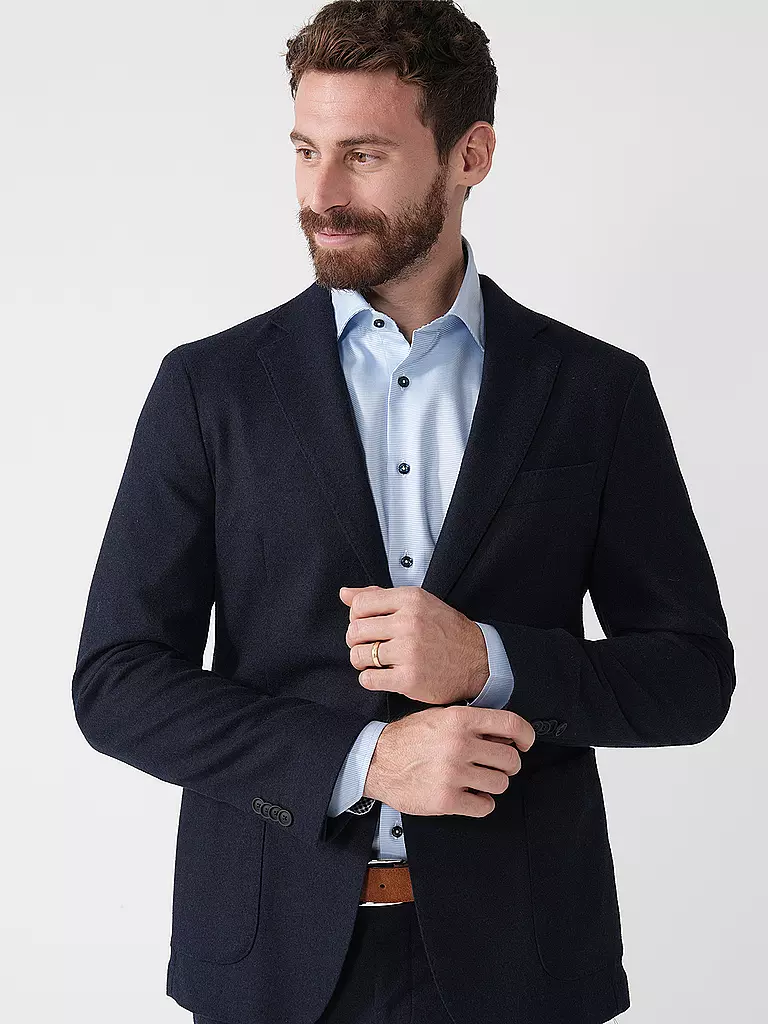 BOSS | Flanellsakko  | dunkelblau