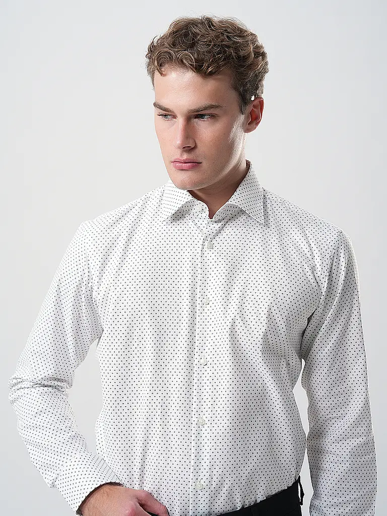 BOSS | Hemd Regular Fit JOE  | Weiss