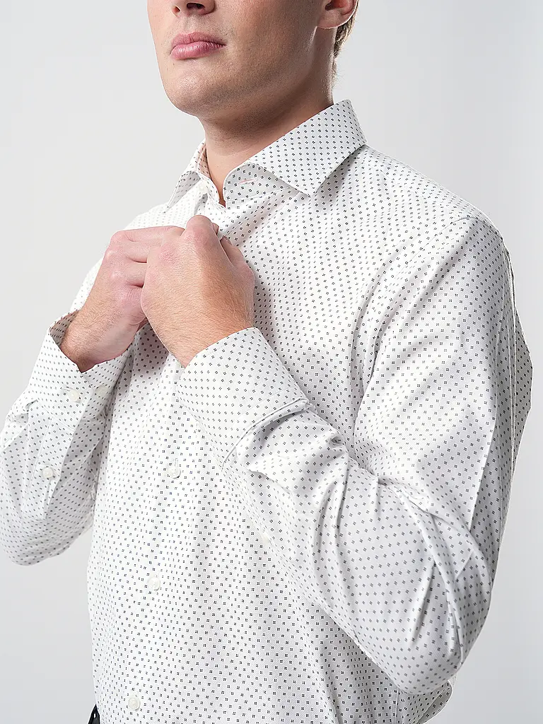 BOSS | Hemd Regular Fit JOE  | Weiss