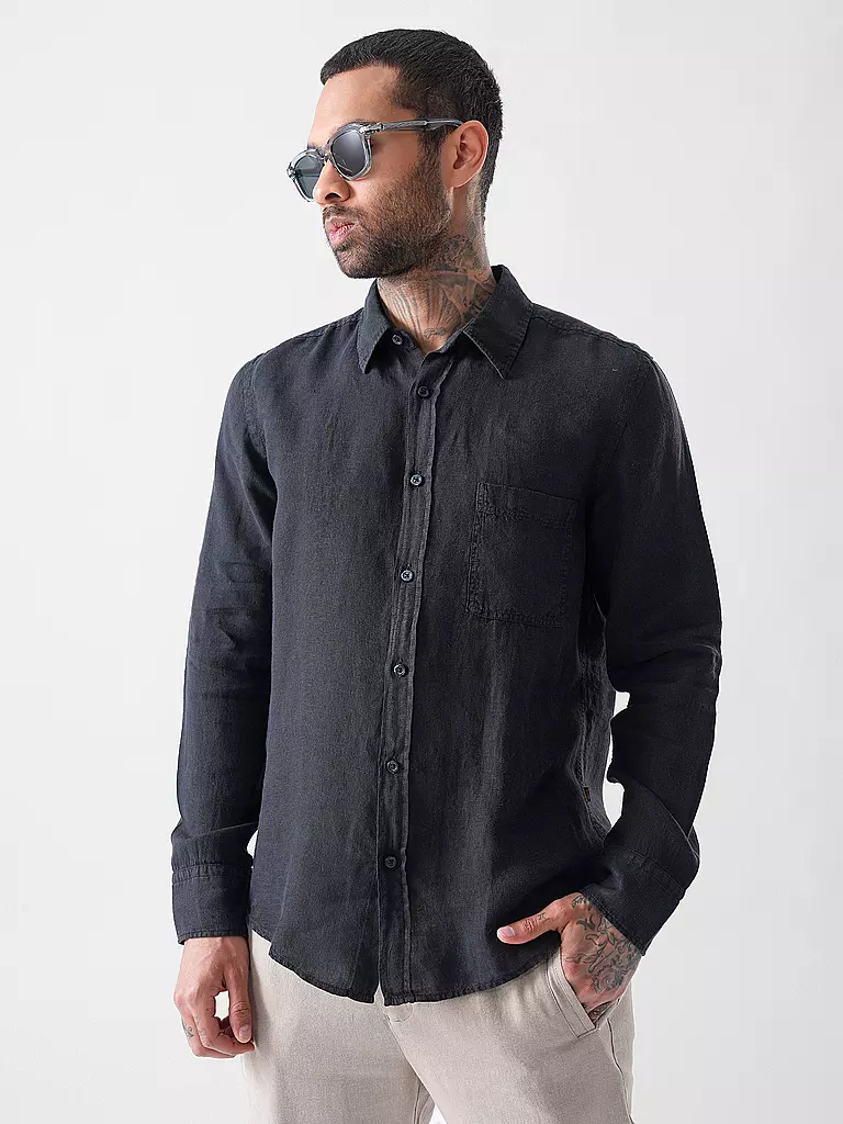BOSS | Hemd Regular Fit RELEGANT | schwarz