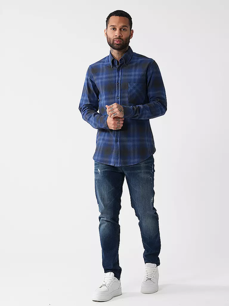 BOSS | Hemd Regular Fit RICKERT | blau