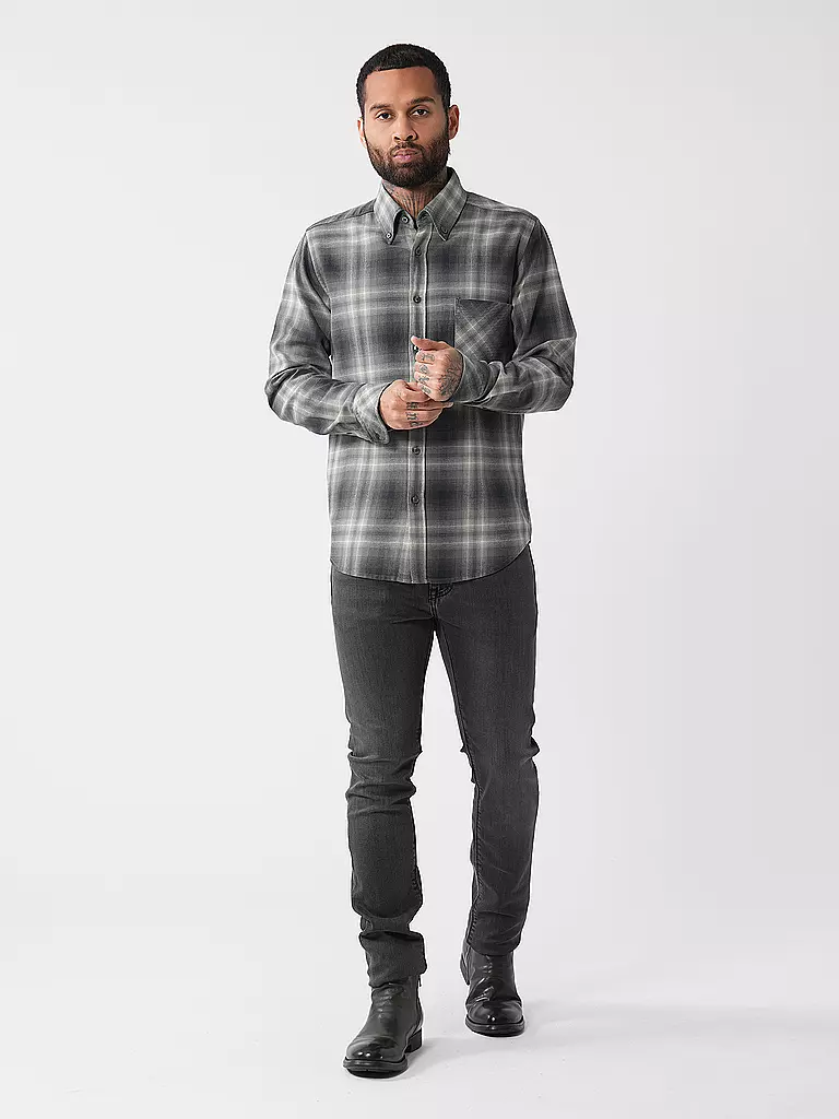 BOSS | Hemd Regular Fit RICKERT_M  | hellgrau