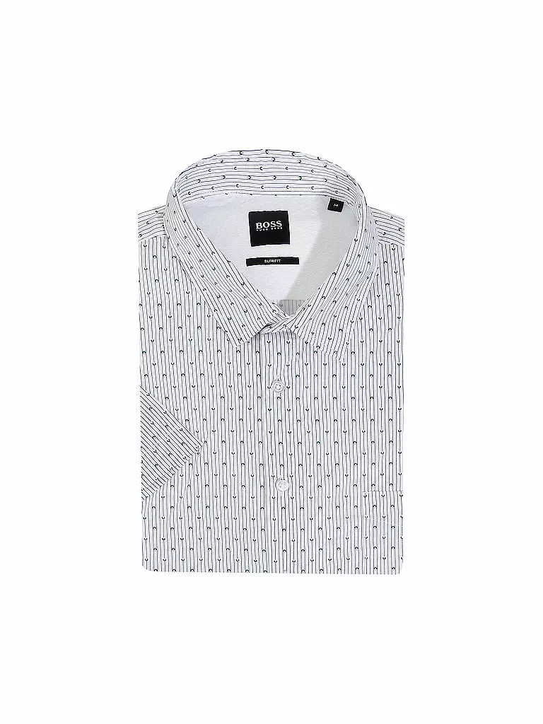 BOSS | Hemd Slim Fit "Magneton" | weiss