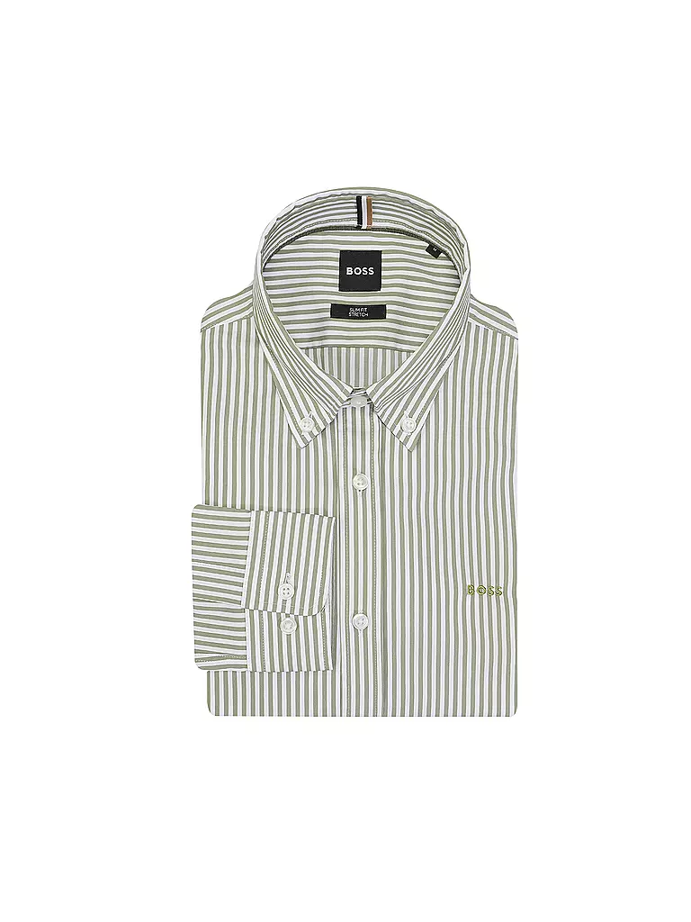 BOSS | Hemd Slim Fit  | grün