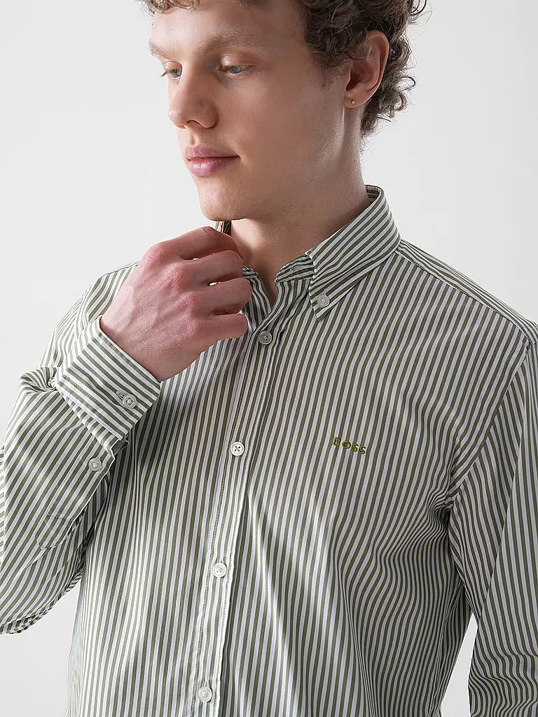 BOSS | Hemd Slim Fit  | grün