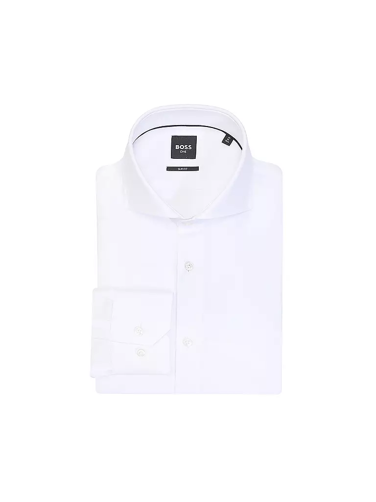 BOSS | Hemd Slim Fit H-HANK | weiss