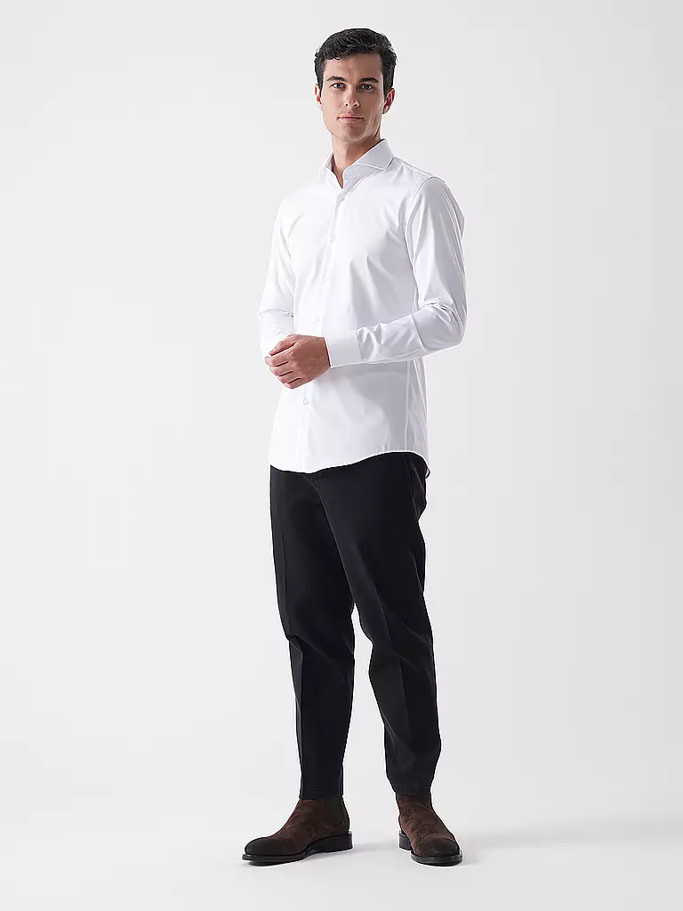 BOSS | Hemd Slim Fit H-HANK | weiss