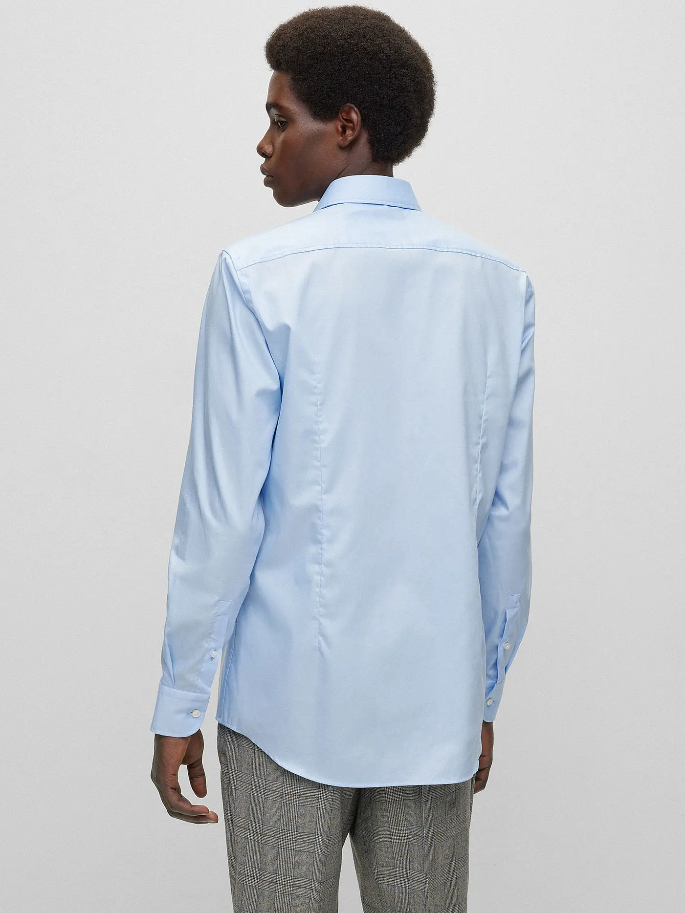 BOSS | Hemd Slim Fit H-HANK | blau