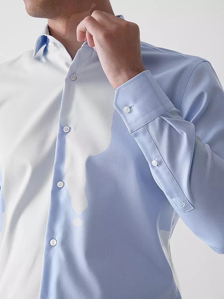 BOSS | Hemd Slim Fit H-HANK | blau
