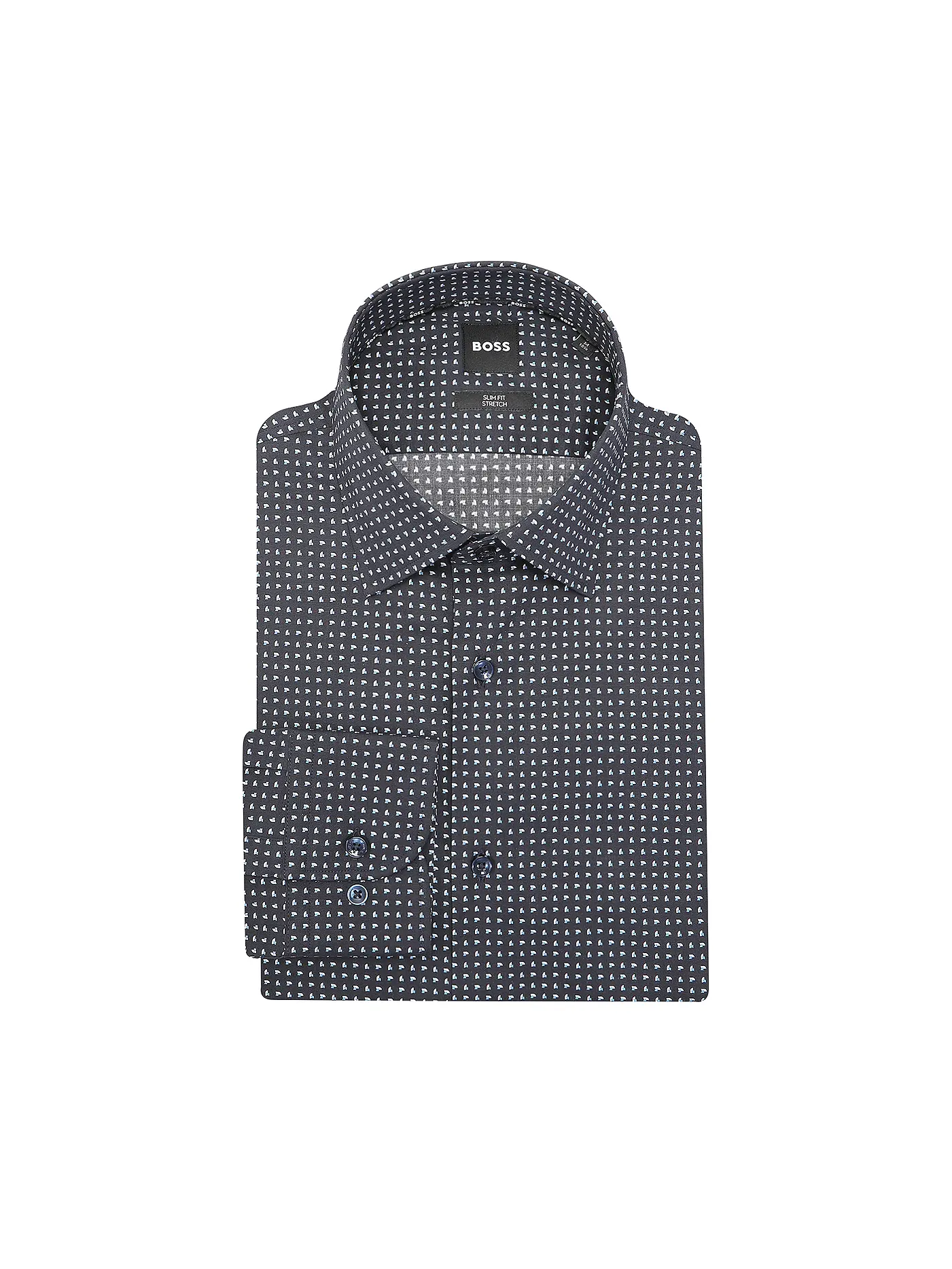 BOSS | Hemd Slim Fit H-HANK-KENT-C1 | dunkelblau
