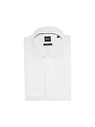 BOSS | Hemd Slim Fit HANK  | weiss