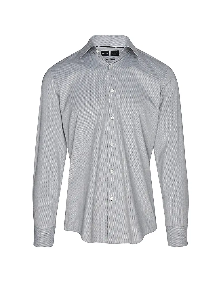 BOSS | Hemd Slim Fit HANK  | grau