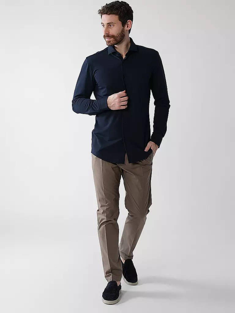 BOSS | Hemd Slim Fit HANK  | blau