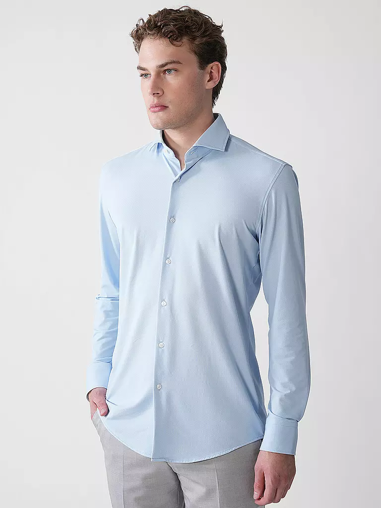 BOSS | Hemd Slim Fit HANK  | hellblau