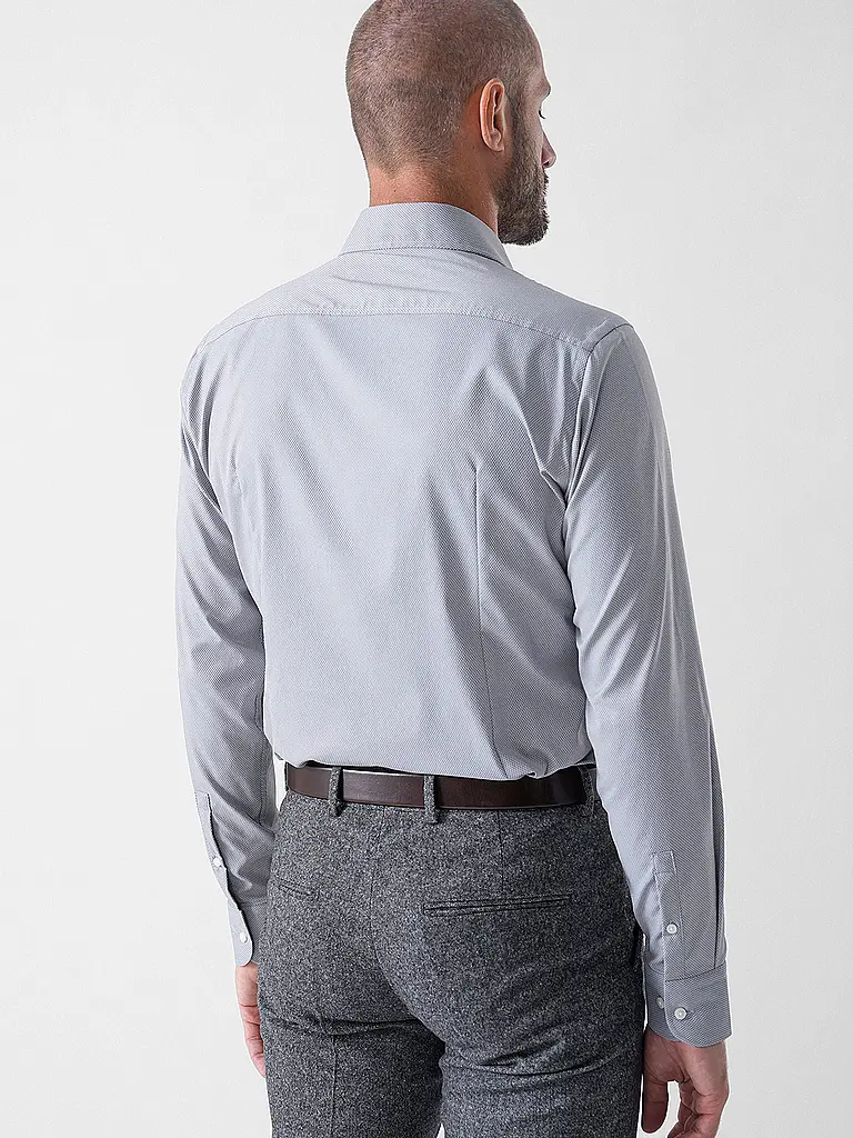 BOSS | Hemd Slim Fit HANK  | grau