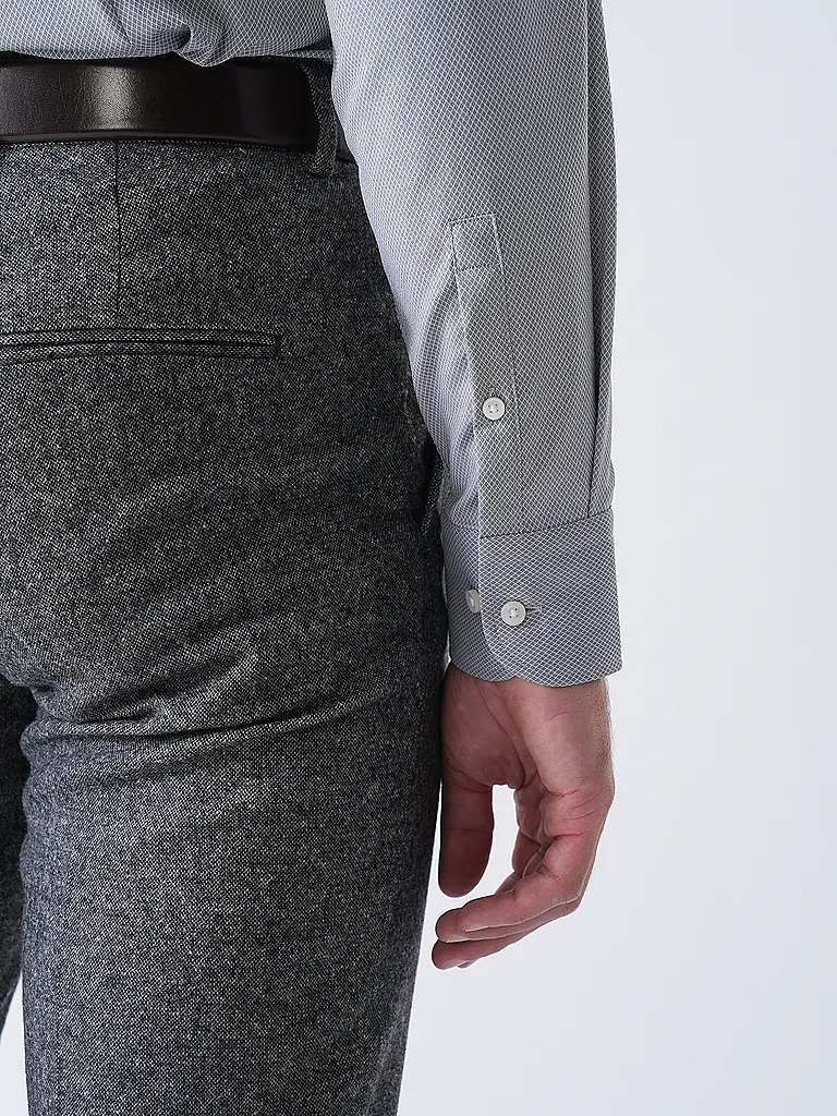 BOSS | Hemd Slim Fit HANK  | grau