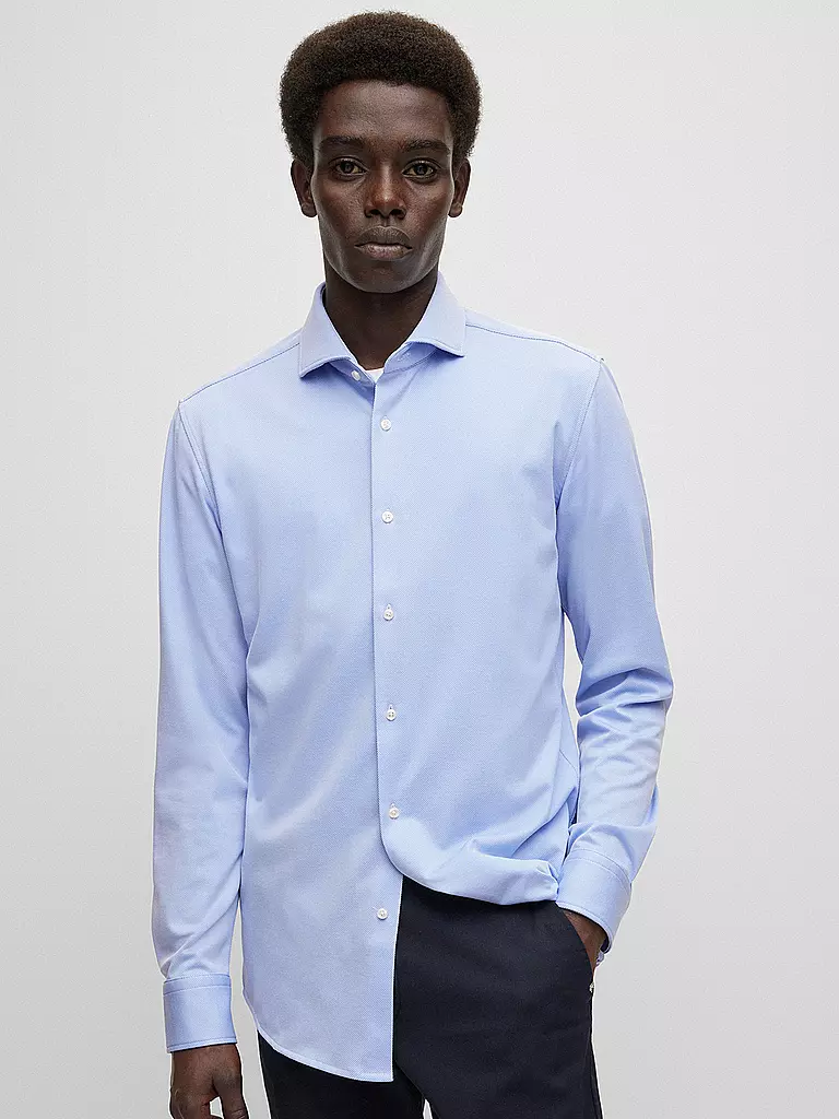 BOSS | Hemd Slim Fit HANK | blau