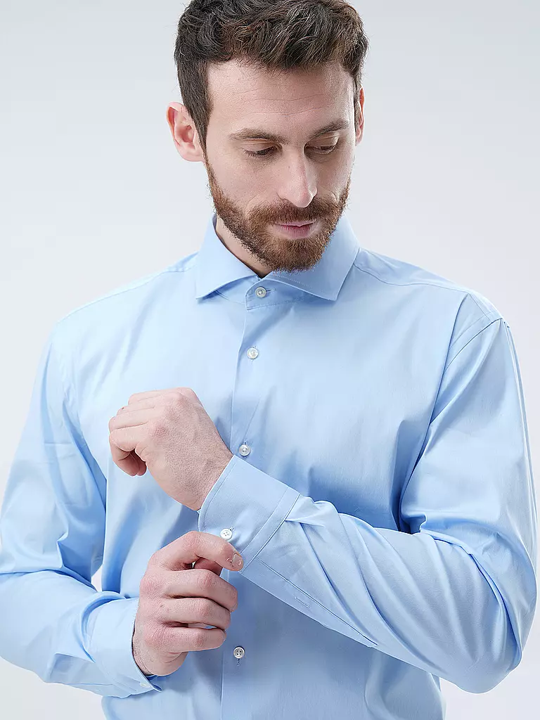 BOSS | Hemd Slim Fit P-HANK | dunkelblau
