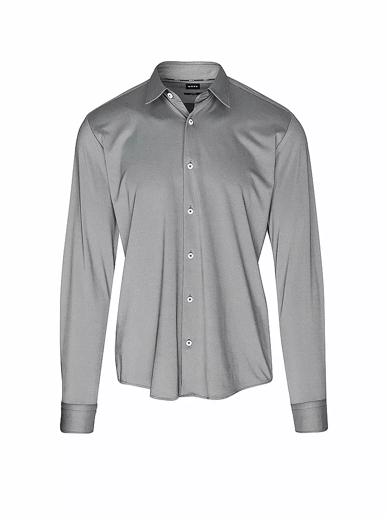 BOSS | Hemd Slim Fit ROAN  | schwarz