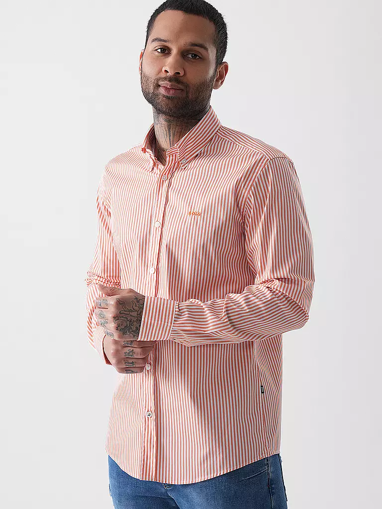 BOSS | Hemd Slim Fit | grün