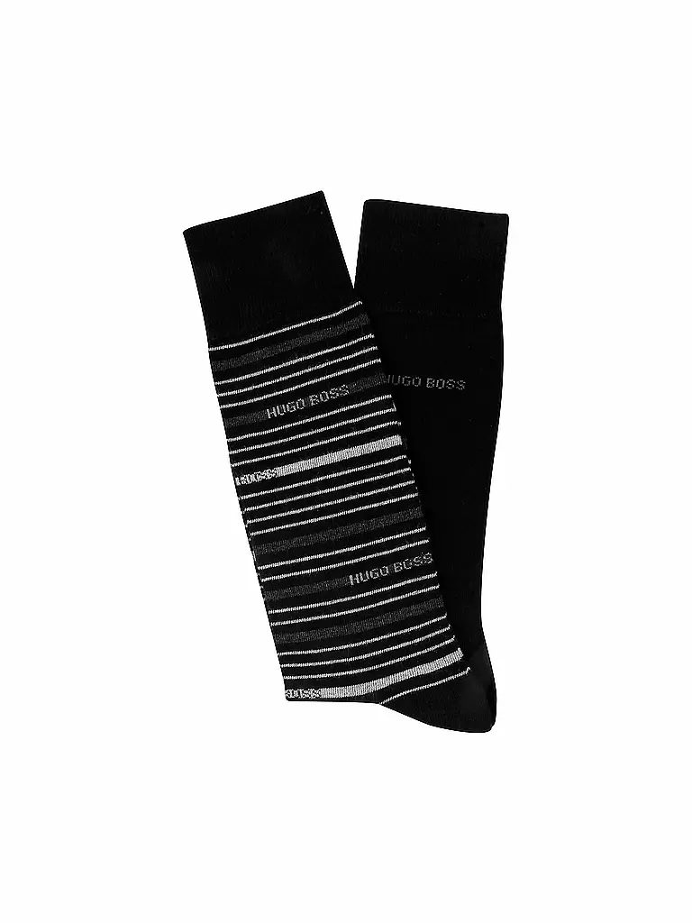 BOSS | Herren Socken 2-er Pkg. | schwarz