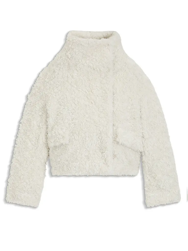 BOSS | Jacke in Felloptik CITEDDY1 | Weiss