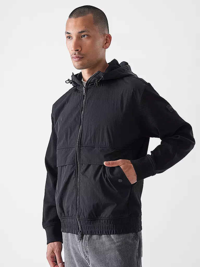 BOSS | Jacke ZE__HOOD | schwarz