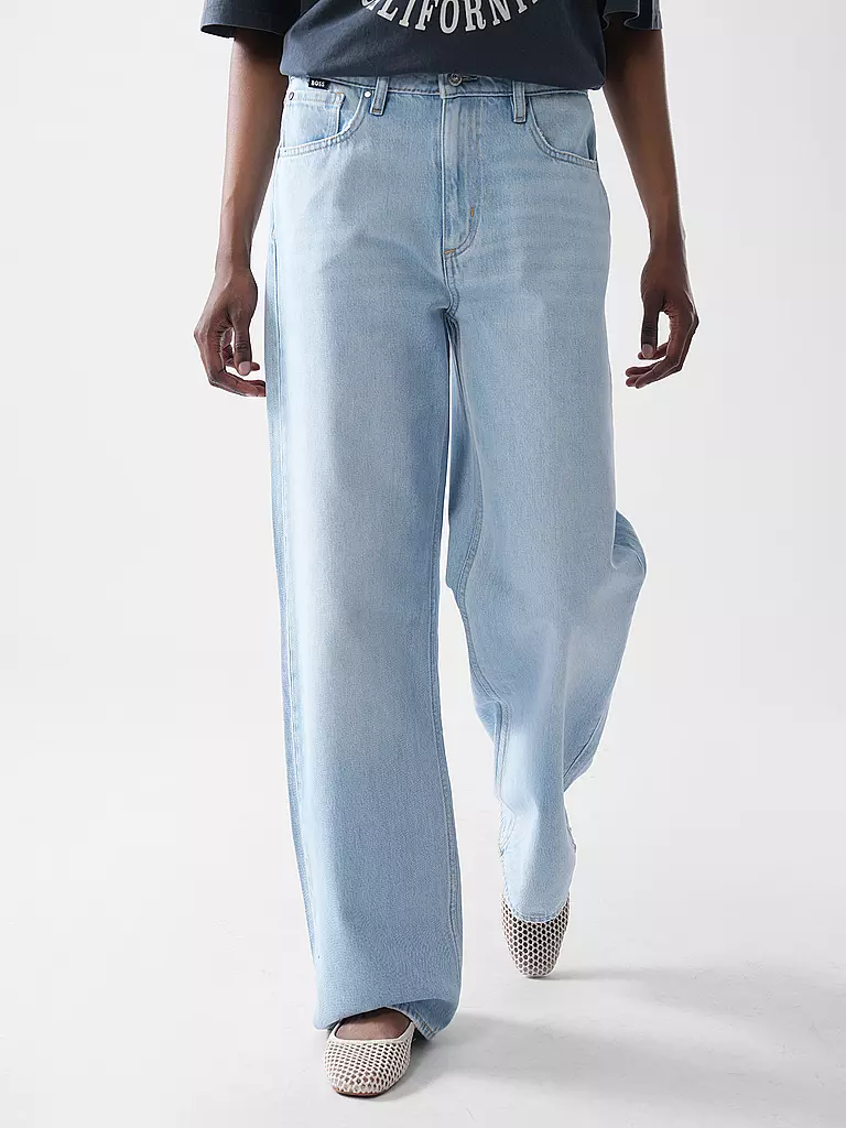 BOSS | Jeans Boyfriend Fit CROSSROAD SUPER | blau