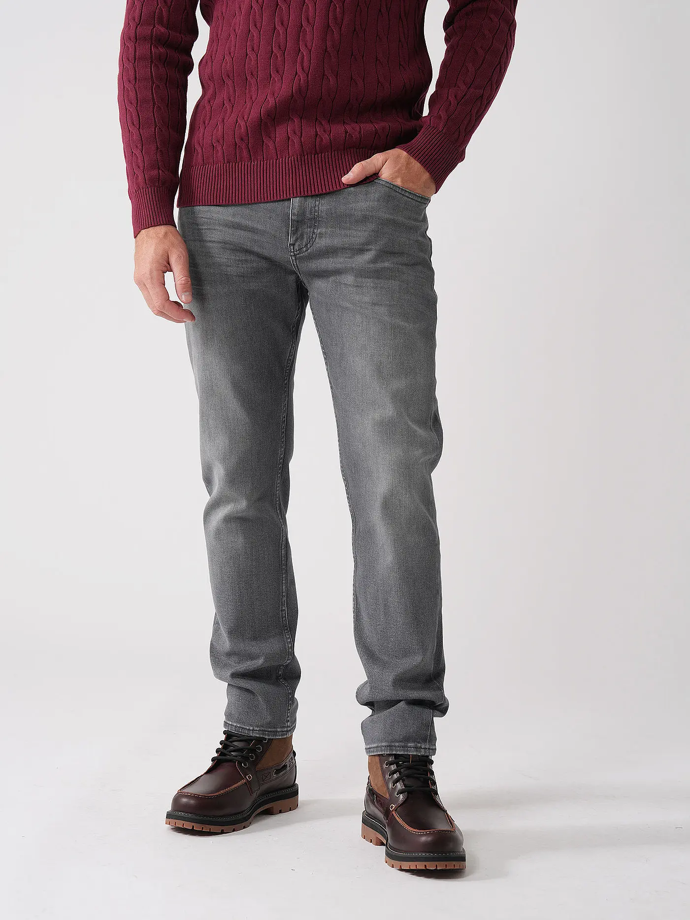 BOSS | Jeans Slim Fit | grau