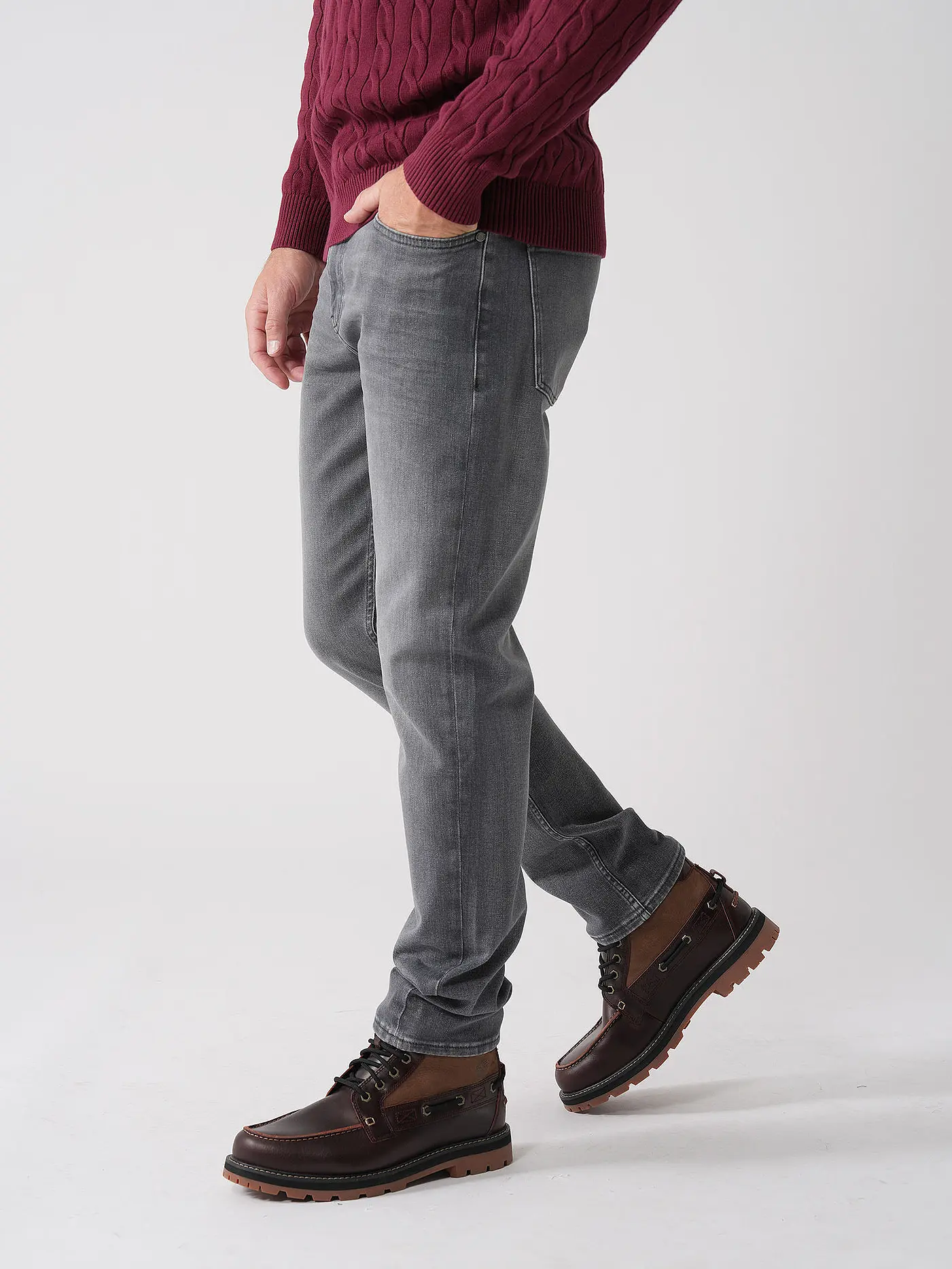 BOSS | Jeans Slim Fit | grau