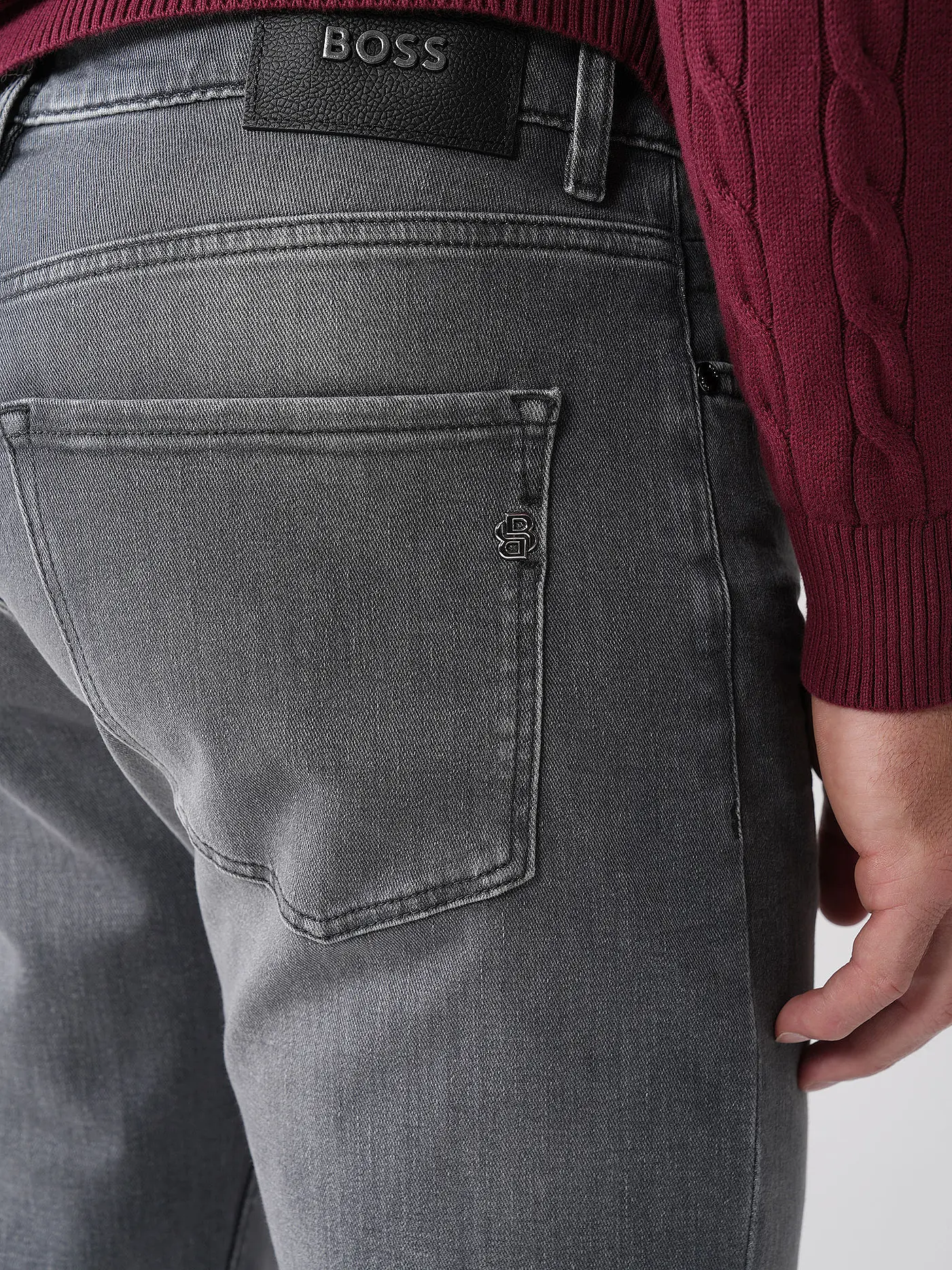 BOSS | Jeans Slim Fit | grau