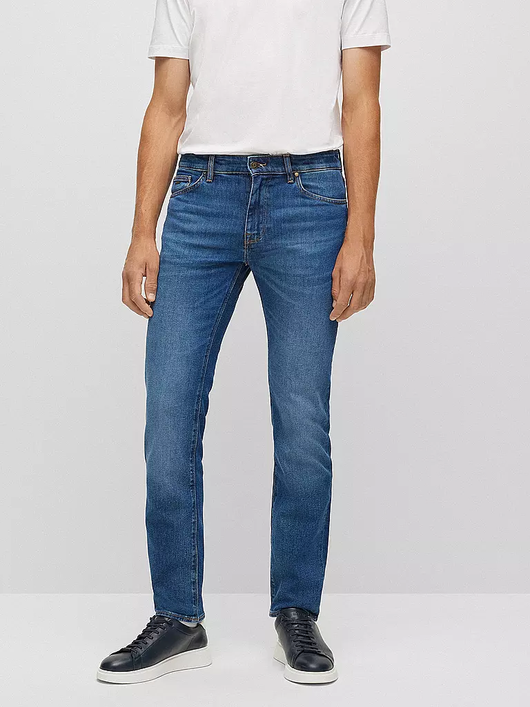 BOSS | Jeans Straight Fit MAINE | dunkelblau