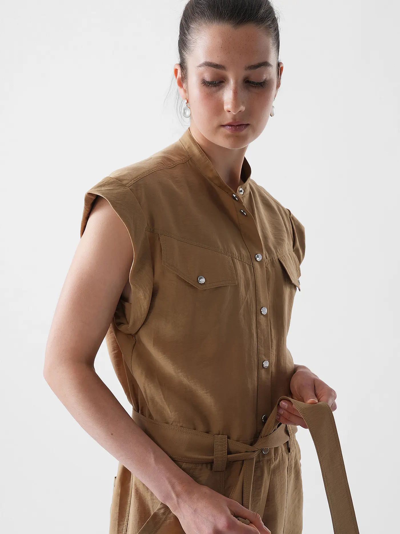 BOSS | Jumpsuit C-DRIDY | camel