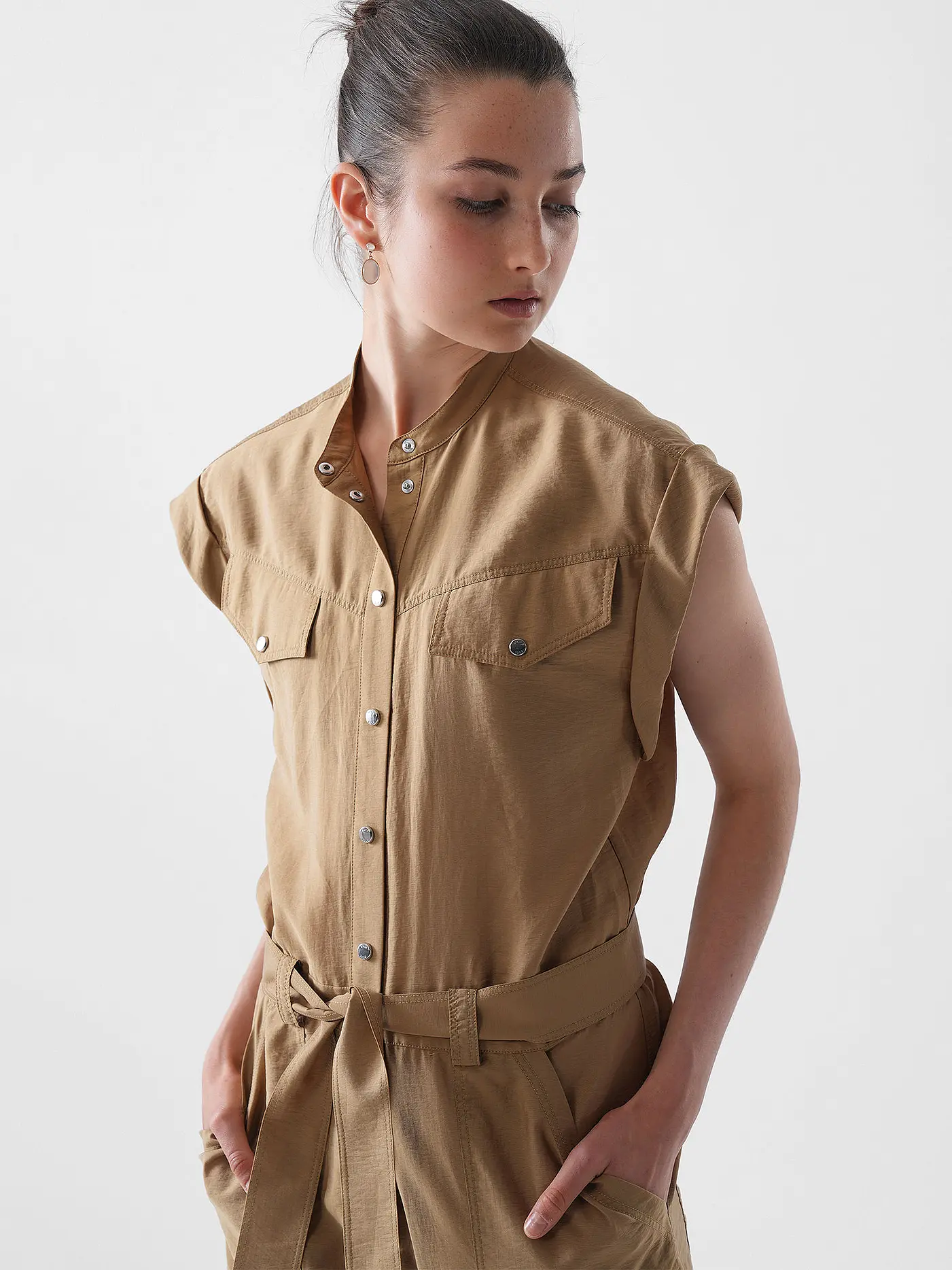 BOSS | Jumpsuit C-DRIDY | camel