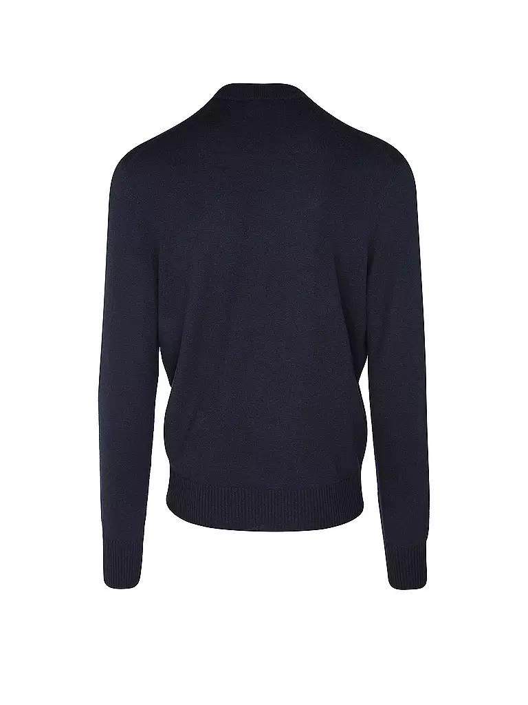 BOSS | Kaschmirstrickjacke | Dunkelblau