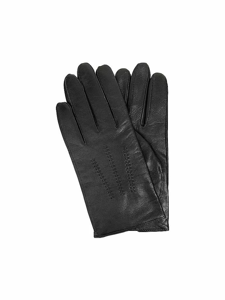 BOSS | Leder-Handschuhe "Hainz" | braun