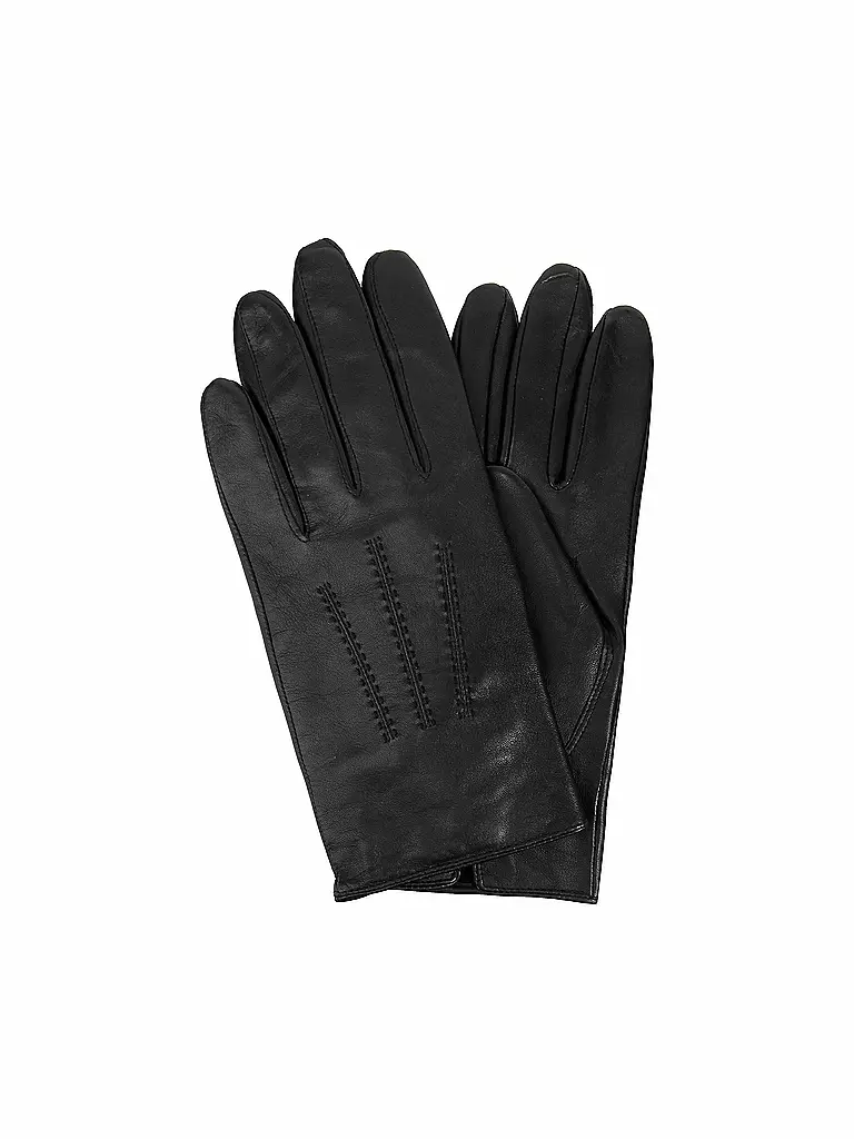 BOSS | Leder-Handschuhe "Hainz" | schwarz