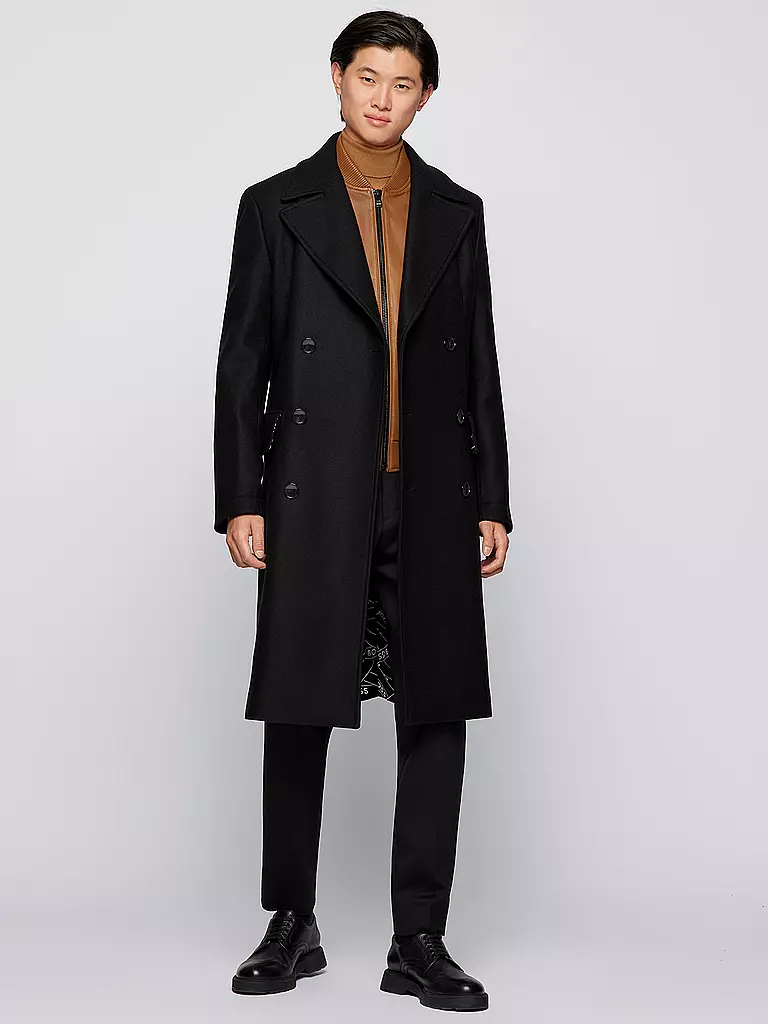 BOSS | Lederblouson MALBAN | braun