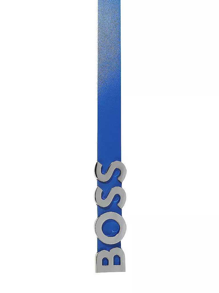 BOSS | Ledergürtel BOLD | blau