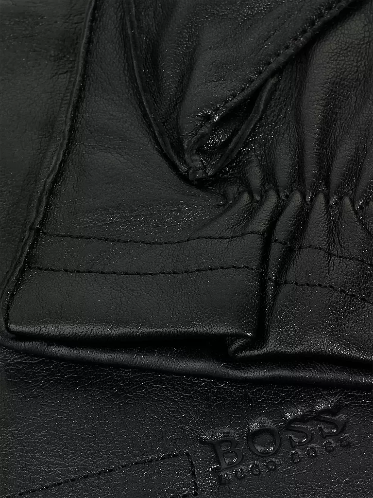BOSS | Lederhandschuhe "Kranton" | schwarz