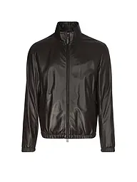 BOSS | Lederjacke L-MUBUK2  | Braun