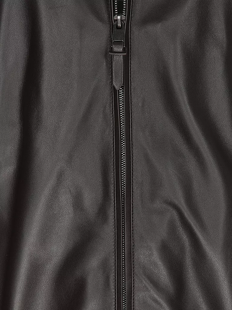 BOSS | Lederjacke L-MUBUK2 | braun