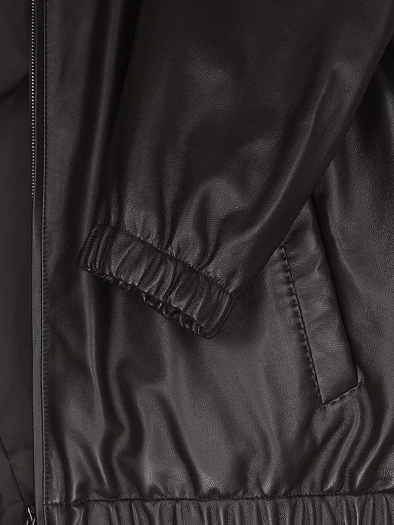 BOSS | Lederjacke L-MUBUK2 | braun
