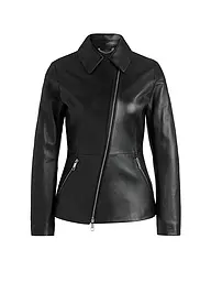BOSS | Lederjacke SASILIA | schwarz